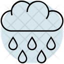 Summer Cloud Rain Icon