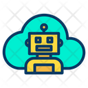 Cloud Robot Icon