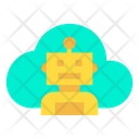 Cloud Robot Icon