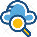 Cloud Search Internet Icon