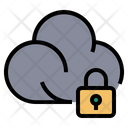 Cloud Secure Secure Cloud Storage Server Protection Icon