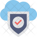 Cloud Security Computing Icon