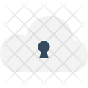 Cloud Security Locked Icon