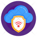 Cloud Protection Storage Protection Cloud Security Icon