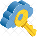 Cloud Computing Key Icon