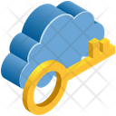 Cloud Computing Key Icon