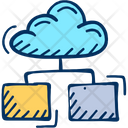 Cloud Database Computing Icon
