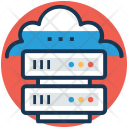 Cloud Server Storage Icon