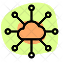 Cloud Server Connection Icon