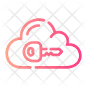 Cloud Server Key Icon