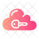 Cloud Server Key Icon