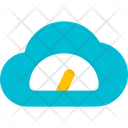 Cloud Server Speed Icon