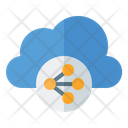 Cloud Share Sharing Cloud Connection Icon