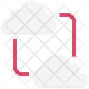 Cloud Sharing Cloud Computing Cyberspace Icon