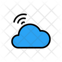 Cloud Signal Database Icon