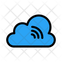Cloud Database Wireless Icon
