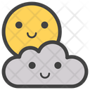 Cloud Smiley Cloud Face Cloud Design Icon