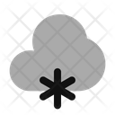 Cloud Snowfall  Icon