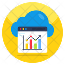 Cloud Statistics Icon