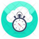 Cloud Stopwatch Icon