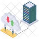 Cloud Storage Cloud Data Transfer Cloud Downloading Icon