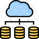 Cloud Database Cloud Server Seo And Web Icon