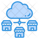 Cloud Store Connection Icon