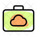 Cloud Suitcase Icon