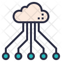 Cloud System Storage Icon