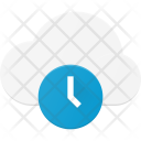 Cloud Timeout Time Icon