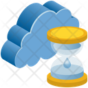 Cloud Computing Hourglass Icon