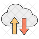 Cloud Data Cloud Downloading Cloud Uploading Icon