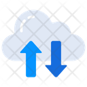 Cloud Transfer Data Transfer Cloud Downloading Icon