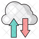 Cloud Database Upload Icon