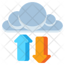 Cloud Transfer Cloud Exchange Data Transfer Icon