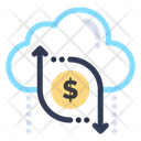 Cloud Transfer Money Icon