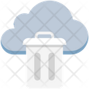 Dustbin Cloud Trash Trashcan Icon