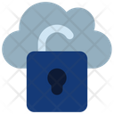 Cloud Unsecure Icon