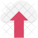 Cloud Uploading Cloud Data Transmission Cloud Transfer Icon