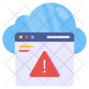 Cloud Webpage Error Web Error Web Alert Icon