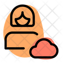 Cloud Woman User Icon