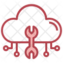 Cloud Wrench Icon