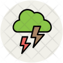 Clouds Thunder Lightning Icon