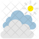 Summer Cloud Sun Icon