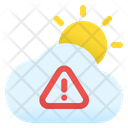 Cloudy Caution Icon