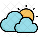 Cloudy Day Sunny Day Cloudy Icon