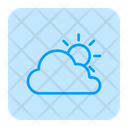 Cloudy Sunny Icon