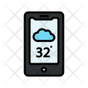 Cloudy Temperature Check Icon
