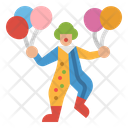Clown Birthday Party Icon