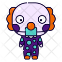 Clown Halloween Costume Icon